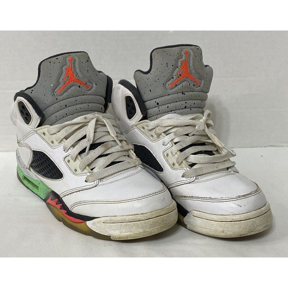 Youth Nike Air Jordan 5 Poison Green Space Jam Size 6Y 440888-115